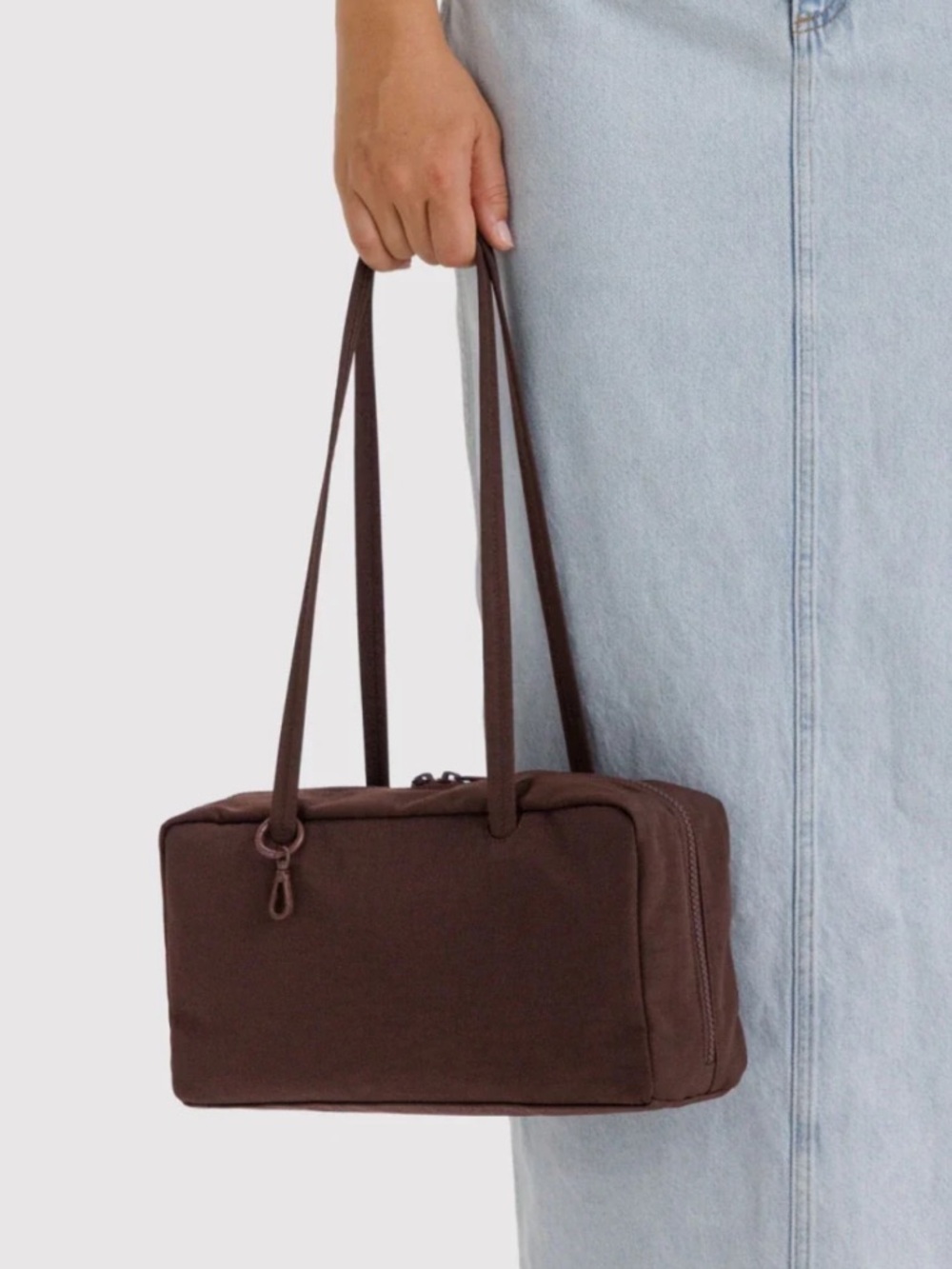 BAGGU Nylon Bowler Bag Coffee (regular)